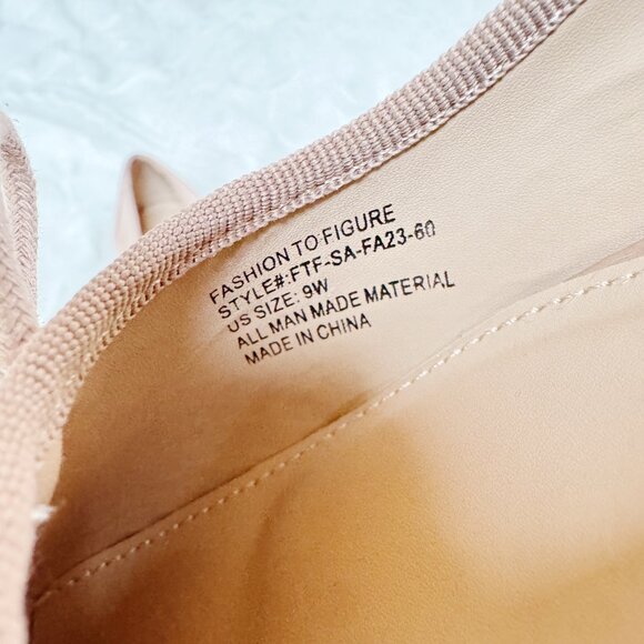 Fashion To Figure Flats Size 9W New - Picture 5 of 7